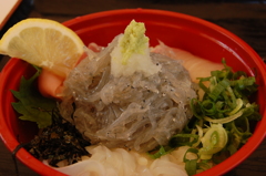 生しらす丼！