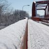橋の雪