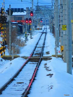 冬の線路