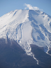 冬の富士登山道