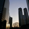 都心の夕暮