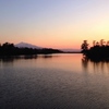 津軽の夕景