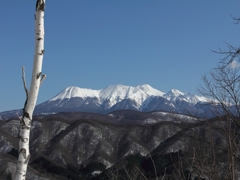 早春の御嶽山