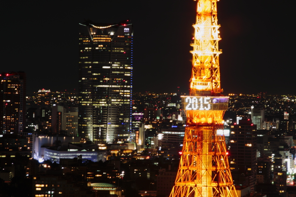 六本木ヒルズに東京タワー