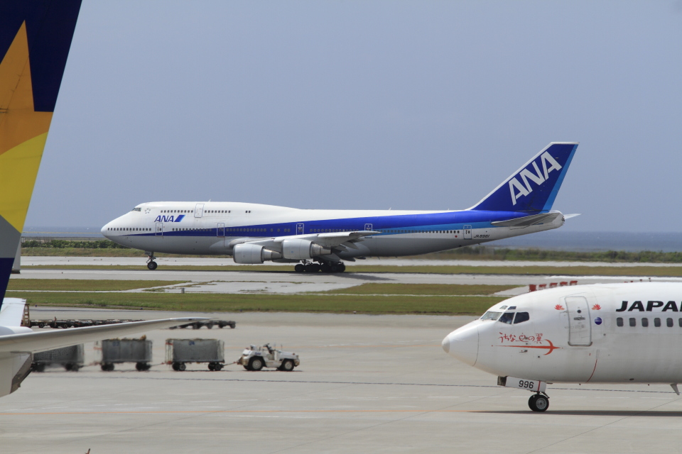 B4乗り納めの旅（那覇空港）