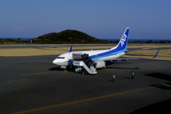 伊豆大島の737