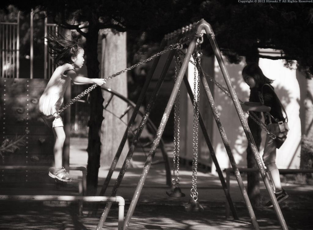 Children at Play -Swing-