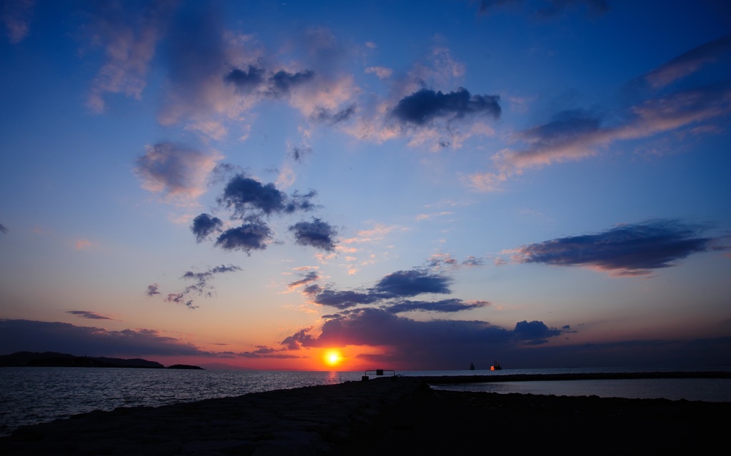 日本の夕景