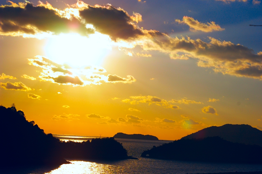 笠戸島　夕暮れ