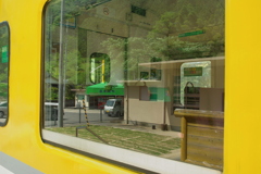 車窓から臨む景色