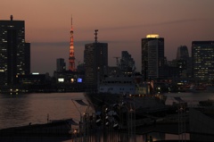 晴海夕日２
