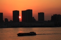 晴海夕日１