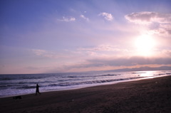 茅ヶ崎の浜辺