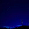 寒く澄んだ、星のにぎやかな深夜
