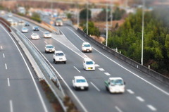 高速道路の上から