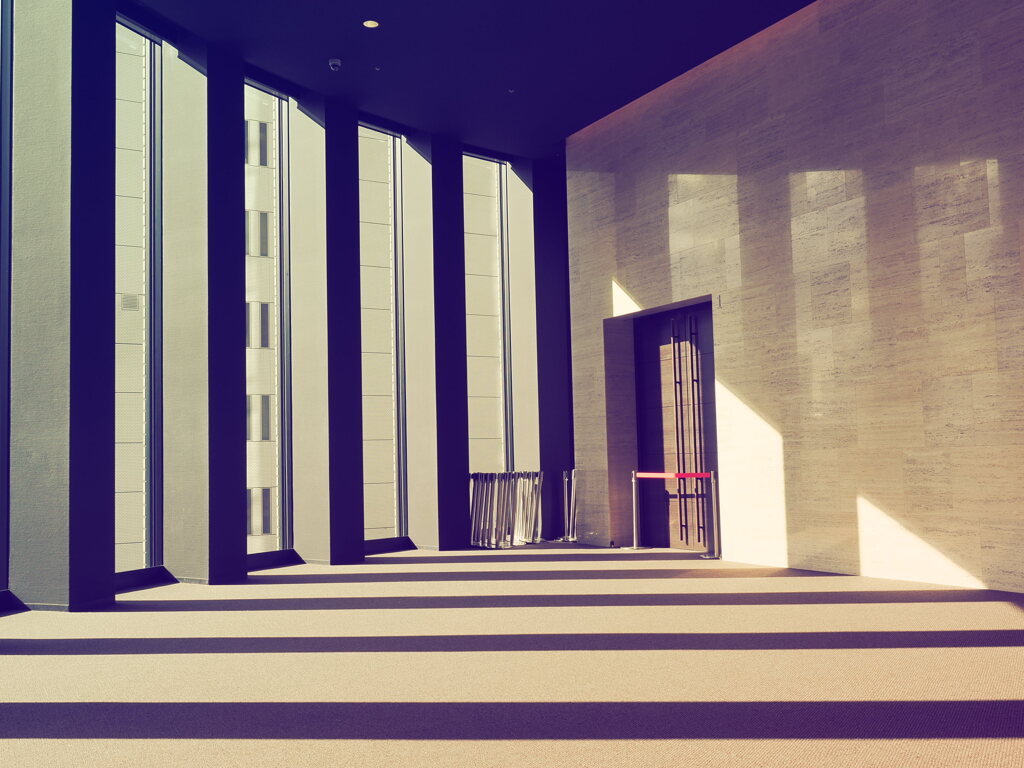 中之島香雪美術館・・・のロビー