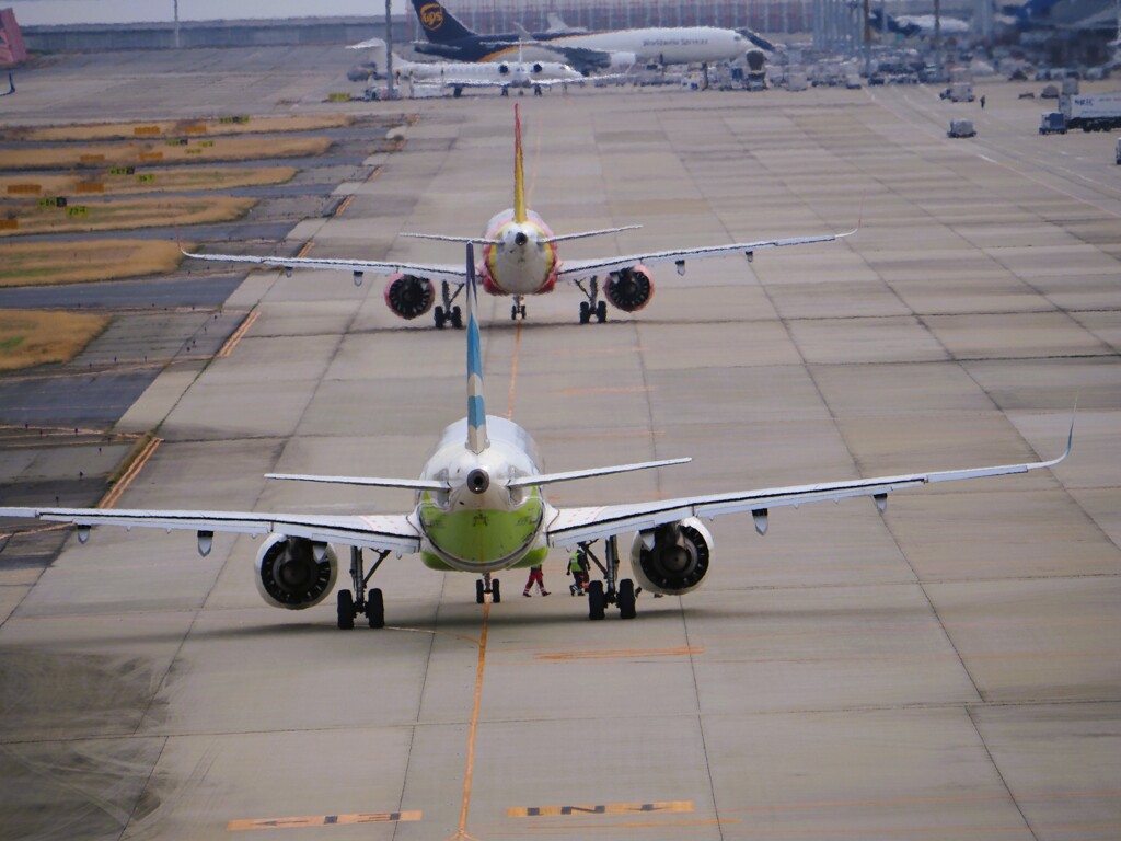 関空の展望デッキから