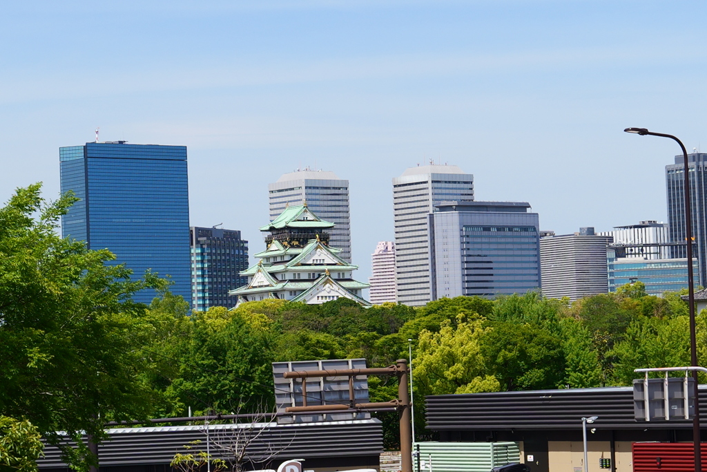 目の前に大阪城・・・行ってませんけど・・・（＾＾：
