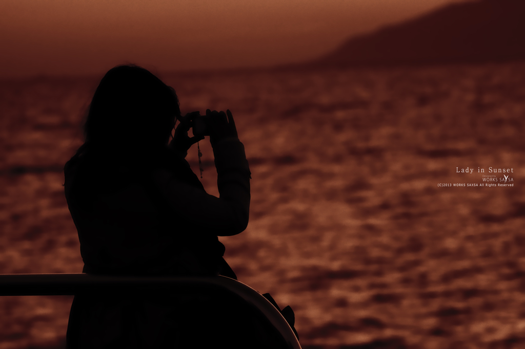 Lady in Sunset