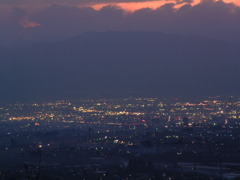 勝沼の夜景