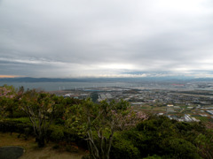 山の上から