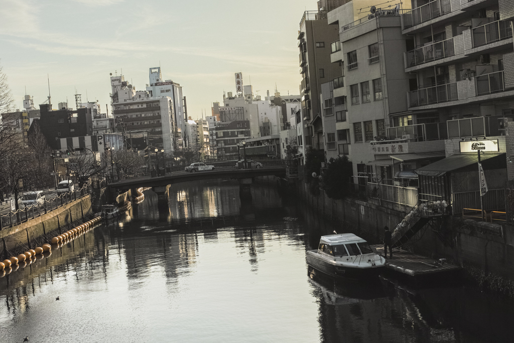 大岡川夕暮れ