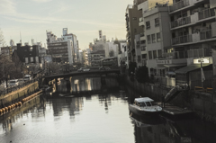 大岡川夕暮れ