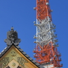 鬼瓦と東京タワー