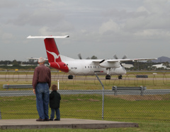 空への憧れ(QantasLink DHC8-300 VH-TQM)