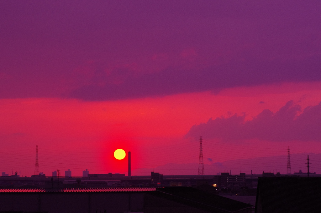 今日もお疲れさま太陽