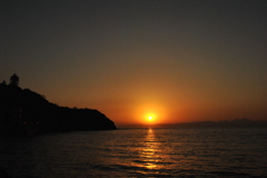 沈む夕日