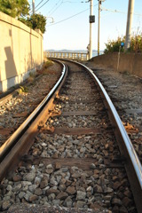海と線路