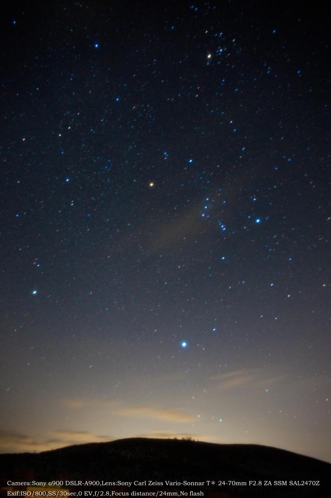 Starry sky in karst tableland☆