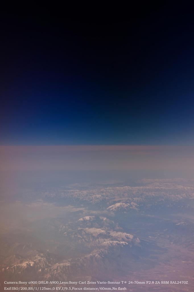 South Alps seen from the sky☆