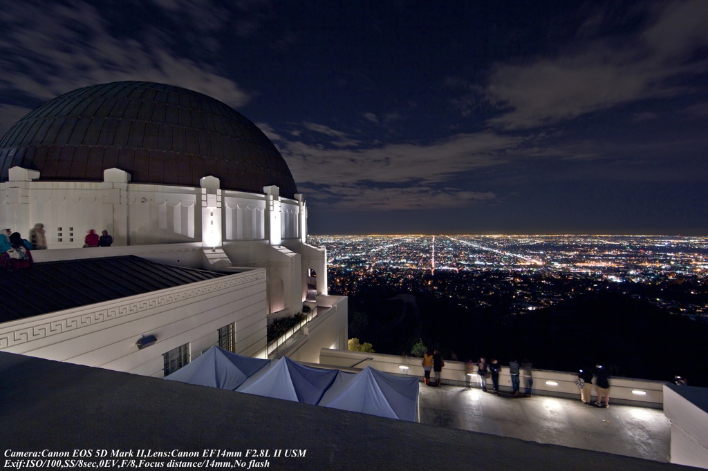 The night view from Griffith2☆