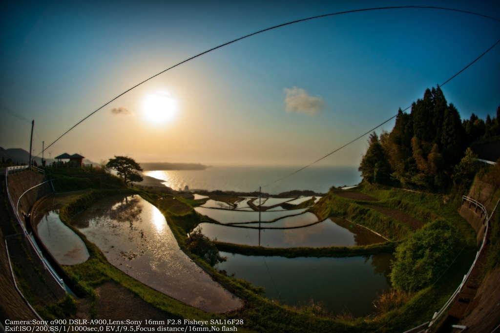 Terraced paddy fields☆