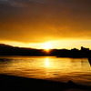今年初めの夕暮れ