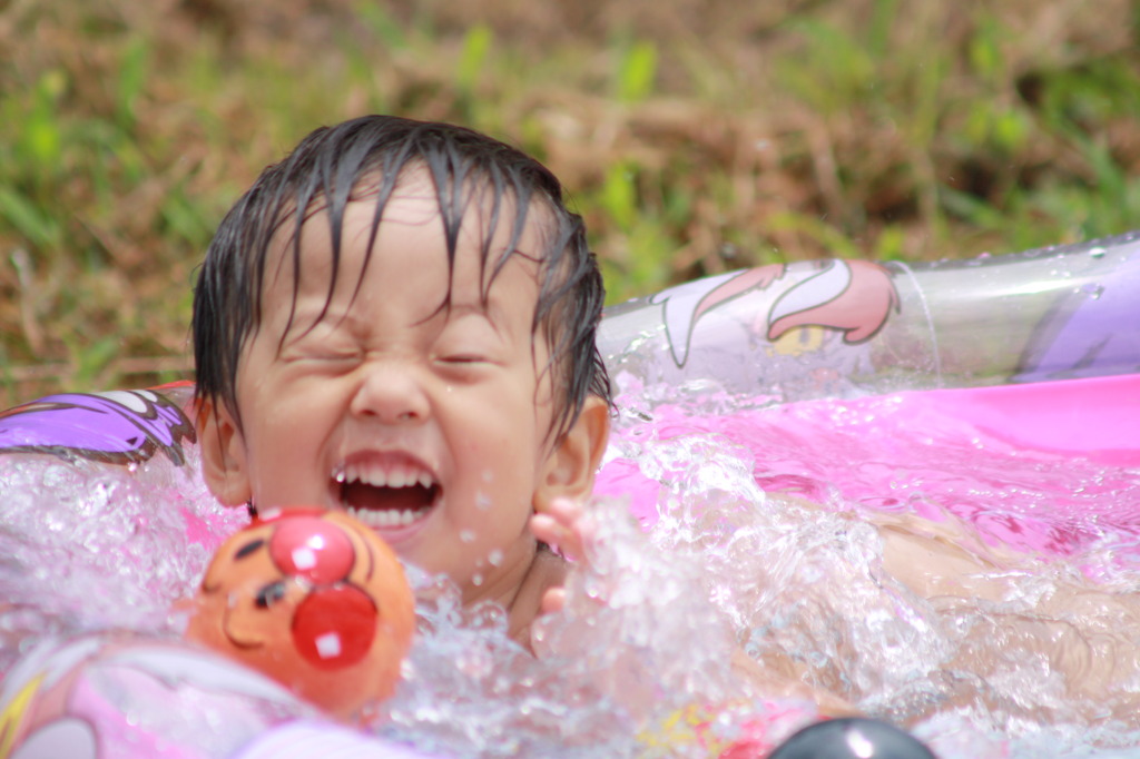 水遊び