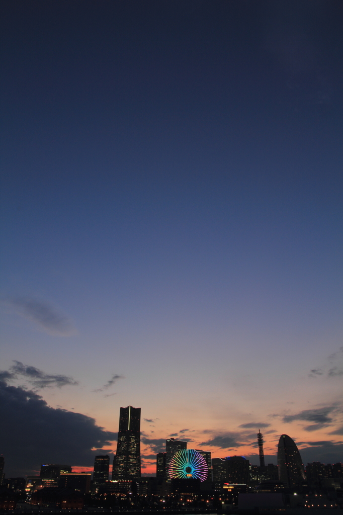 大桟橋から見える夜景