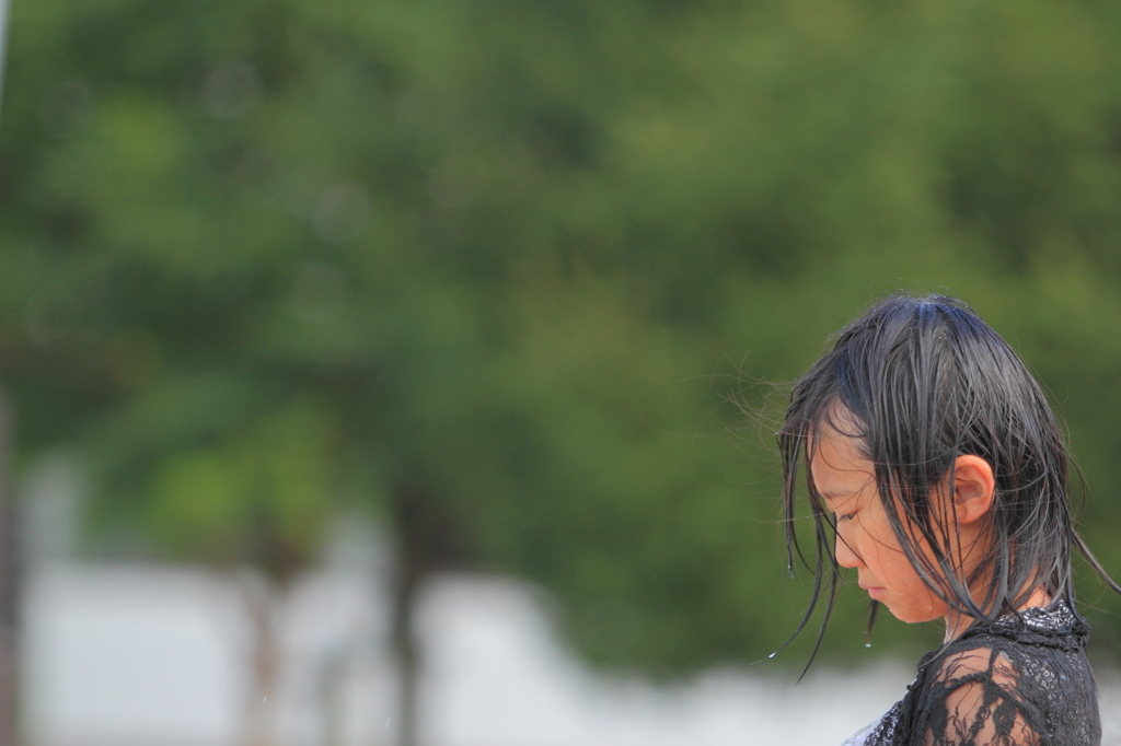 水遊び後の、気だるい午後…