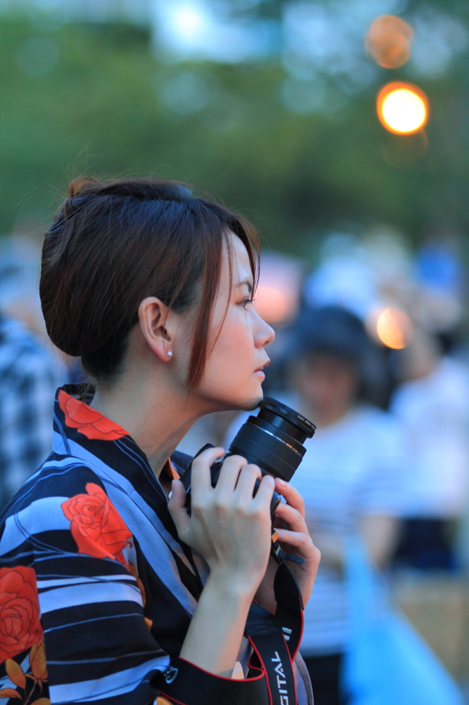 浴衣美人とカメラ By ひじり 零號 Id 写真共有サイト Photohito