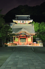 夜の鶴岡八幡宮