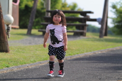 遊びつかれて…