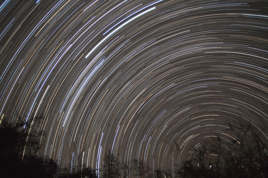 騒がしい夜空