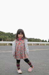 お気に入りのワンピースを着て お気に入りのワンピースを着て