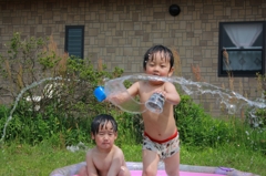 水遊び