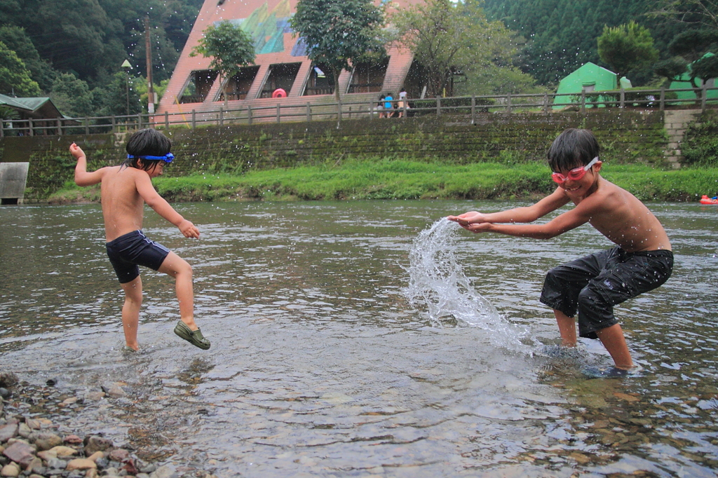 水遊び　長距離戦