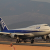 雄々しいB747