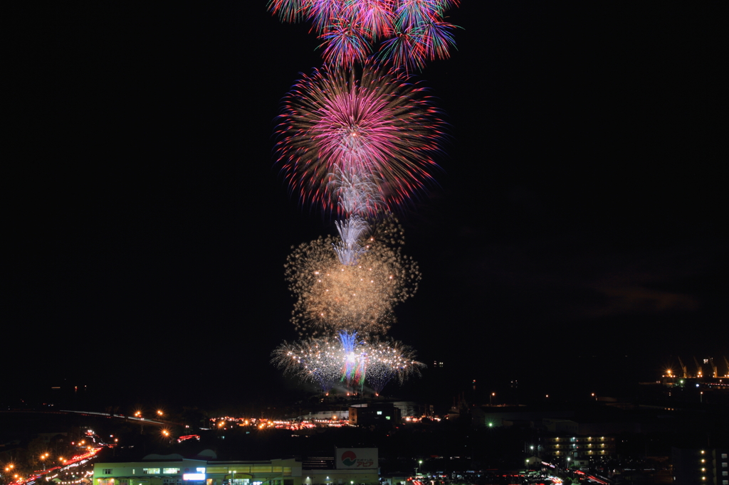 大満開の花火