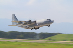 C-130Jのテイクオフ
